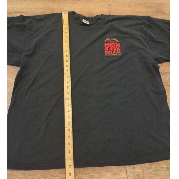 VTG Disney High School Musical Adult XXL Long Sleeve Shirt Embroidered HSM Y2K - Picture 4 of 6